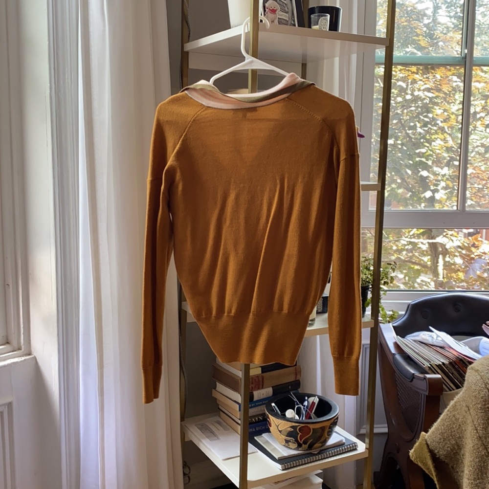 NWT Madewell Colorblock Polo Sweater
